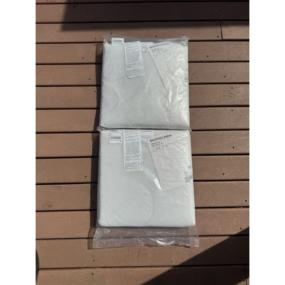 Set Of 2 IKEA Duvholmen Pillow Seat Cushion 50 cm X 50 cm Discontinued